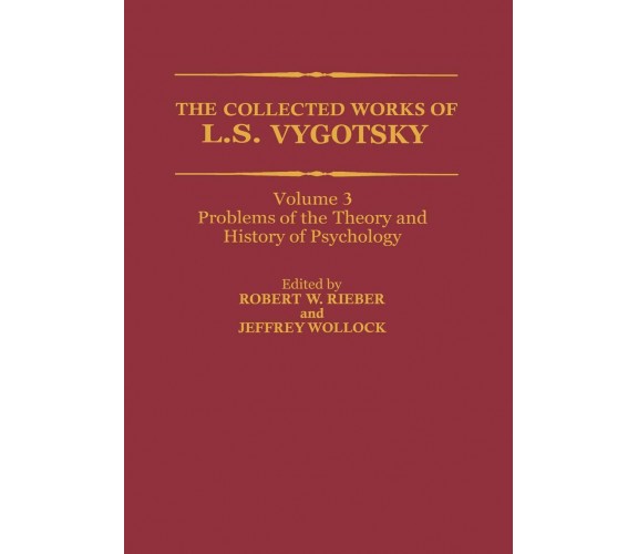 The Collected Works of L. S. Vygotsky - Springer, 2012