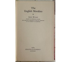 The English Moralists di Basil Willey, 1964, Chatto & Windus