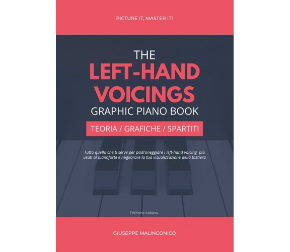 The Left-Hand Voicings Graphic Piano Book: Teoria, Grafiche e Spartiti di Giusep