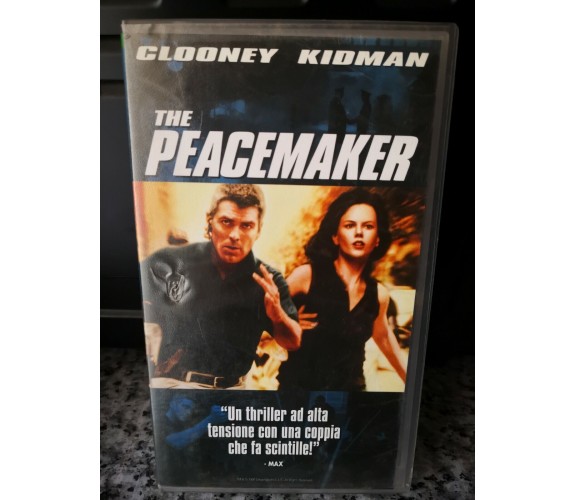 The Peacemaker VHS Thriller George Clooney Nicole Kidman 1997 -F