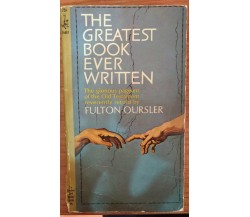 The greatest book ever written - Fulton Oursler, 1966,  Pocket Books  - S