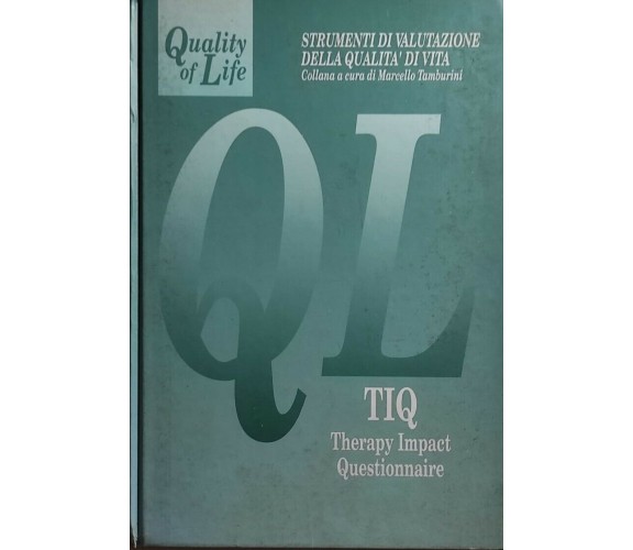 Therapy Impact Questionnaire di Aa.vv., 1993, Cilag