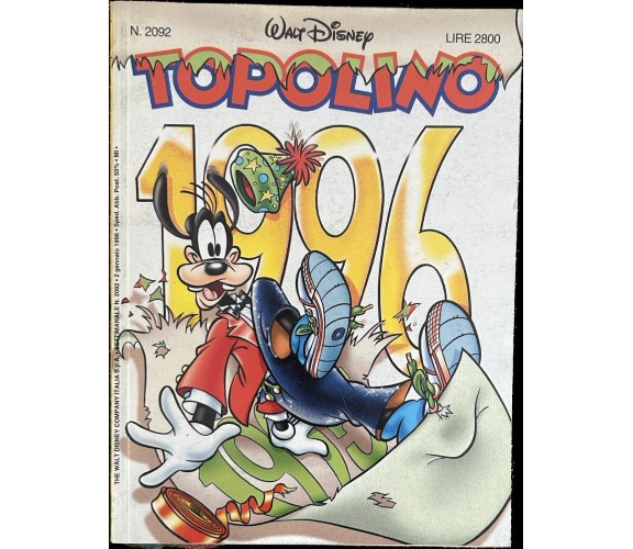 Topolino 2092 di Walt Disney, 1996, Walt Disney Production