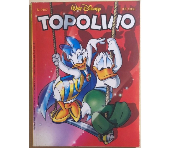 Topolino 2107 di Disney, 1996, Panini