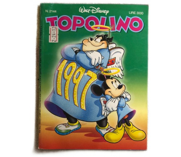 Topolino 2144 di Antonio Nobili,  1997,  Walt Disney