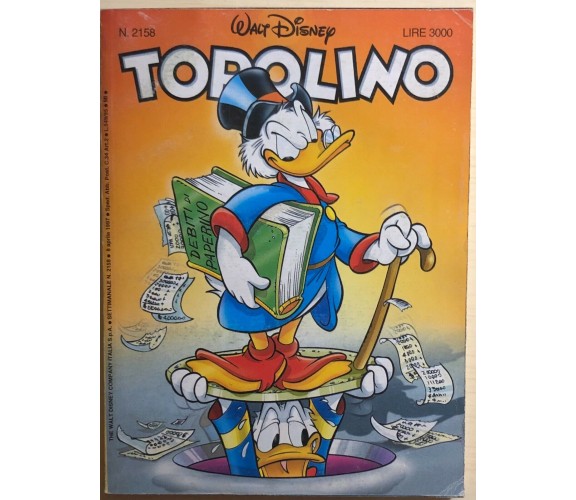 Topolino 2158 di Disney, 1997, Panini