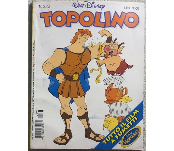 Topolino 2193 di Aa.vv.,  1997,  Walt Disney