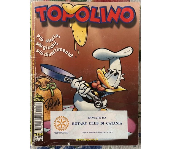 Topolino 2260 di Walt Disney, 1999, Walt Disney Production