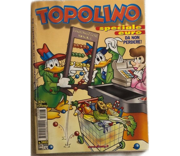 Topolino 2403 di Aa.vv.,  2001,  Walt Disney