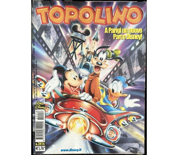 Topolino 2416 di Walt Disney, 2002, Walt Disney Production