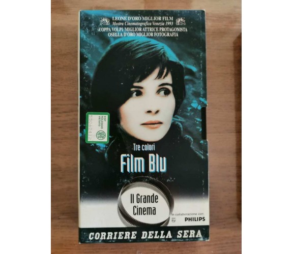 Tre colori FIlm Blu -K. Kieslowski - Corriere della Sera - 1993 - VHS - AR