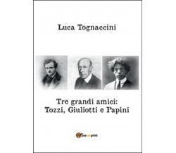 Tre grandi amici: Tozzi, Giuliotti e Papini, Luca Tognaccini,  2016,  Youcanprin