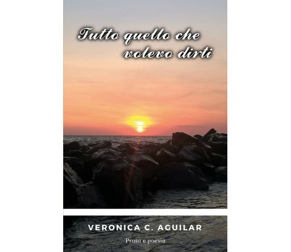 Tutto quello che volevo dirti di Veronica C. Aguilar,  2017,  Youcanprint