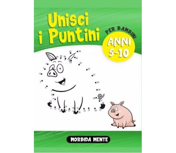 Unisci i Puntini per Bambini 5-10 anni. Crea e Colora splendidi Animali con il t