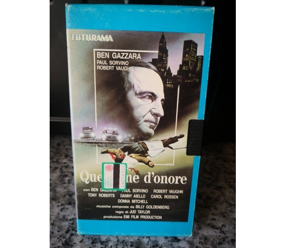 VHS QUESTIONE D' ONORE 1982 -Univideo -F