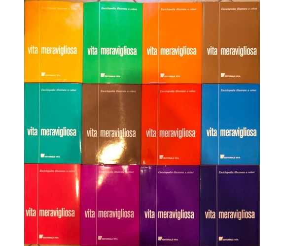 Vita meravigliosa 1-12 di Aa.vv., 1975, Editoriale Vita