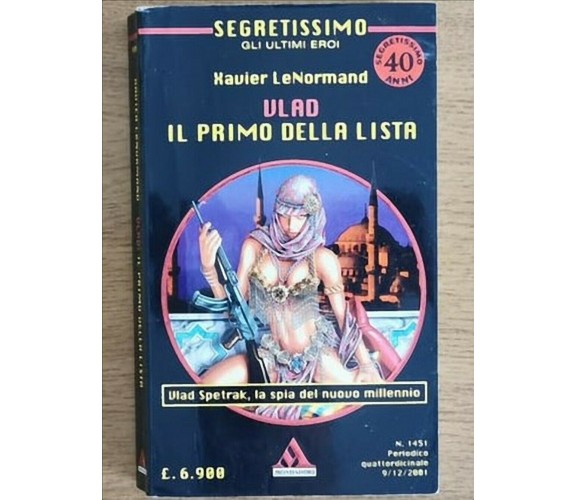 Vlad, il primo della lista - X. LeNormand - Mondadori - 2001 - AR