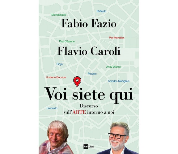 Voi siete qui. Discorso sull'arte intorno a noi - Fabio Fazio - Rai Libri, 2022