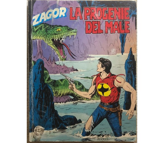 Zagor n. 601 - La progenie del male di Guido Nolitta,  2011,  Sergio Bonelli